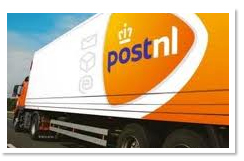 Bezorging van uw zwembad door PostNL