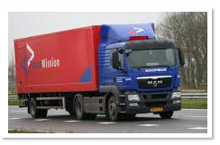 Bezorging van uw zwembad door transmission