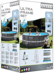 Intex metal frame pool verpakking