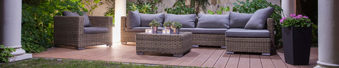 Wicker loungeset aanbieding