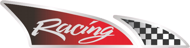 Race Vlag Rechts Sticker huismerk kopen in de aanbieding