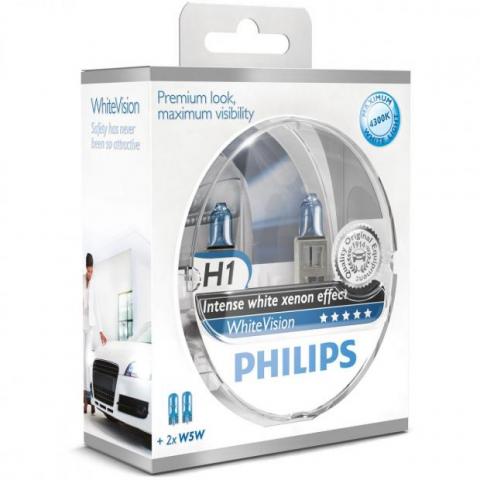 Philips Whitevision H1 W5W Set philips kopen in de aanbieding