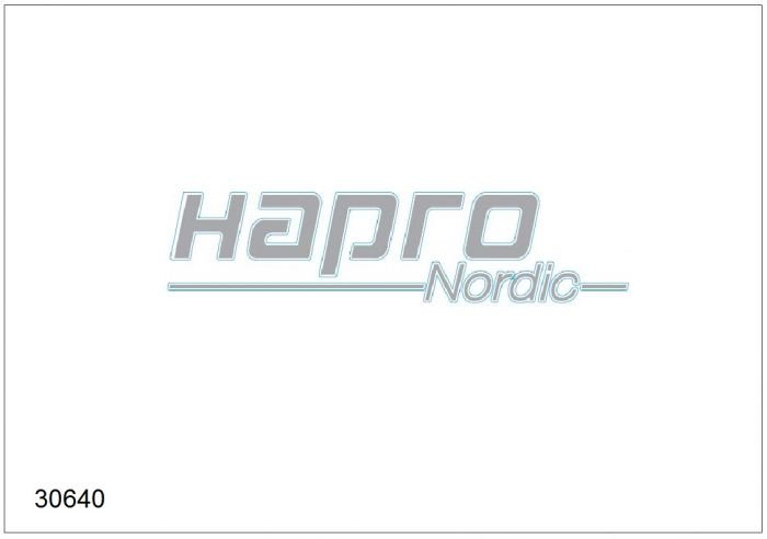 Afbeelding van 30640 - Sticker Hapro Nordic