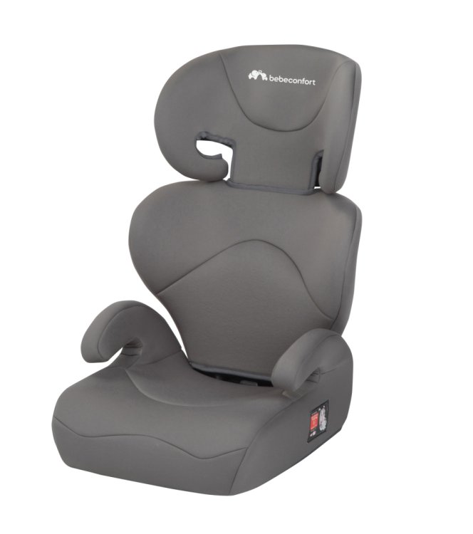 Bebeconfort Road Safe Autostoeltje - Hot Grey - Lichtgewicht - Verstelbare hoofdsteun - Afneembare hoes - Groep 2/3