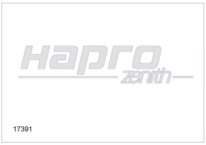 Afbeelding van 17391 - Sticker Hapro Zenith zilver