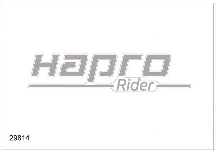 Afbeelding van 29814 - Sticker Hapro Rider