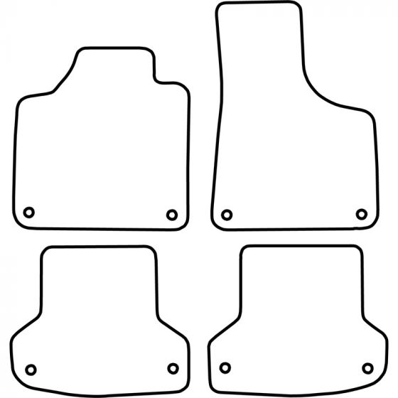 kapsel Stad bloem Onverschilligheid Automatten Audi A3 2003-2012