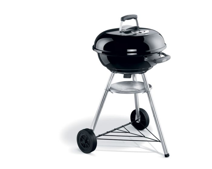 paniek partitie Beschaven Weber Compact Kettle Zwart (Ø 47cm) Houtskool BBQ | Heuts