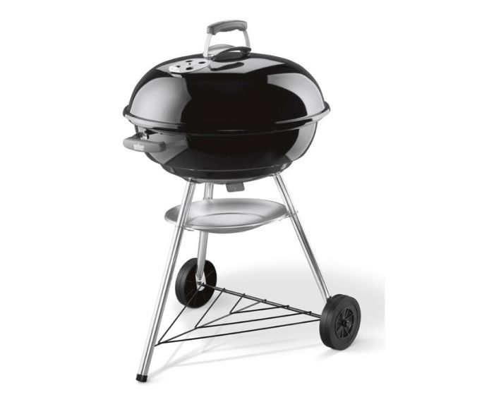 Ik heb een Engelse les zonsopkomst Niet ingewikkeld Weber Compact Kettle Zwart (Ø 57cm) Houtskool BBQ | Heuts