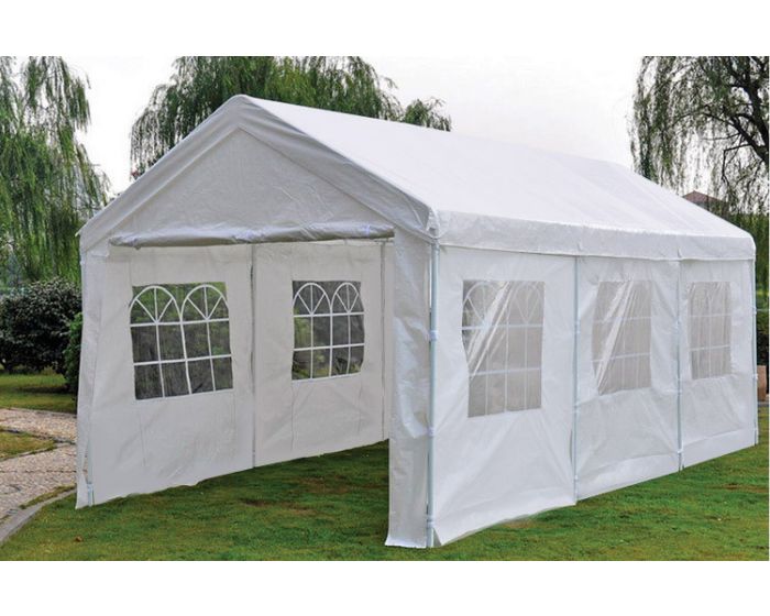 gemakkelijk Voorgevoel Perth Luxe Partytent 3x6m + zijwanden | PE160gm/m2 | Heuts