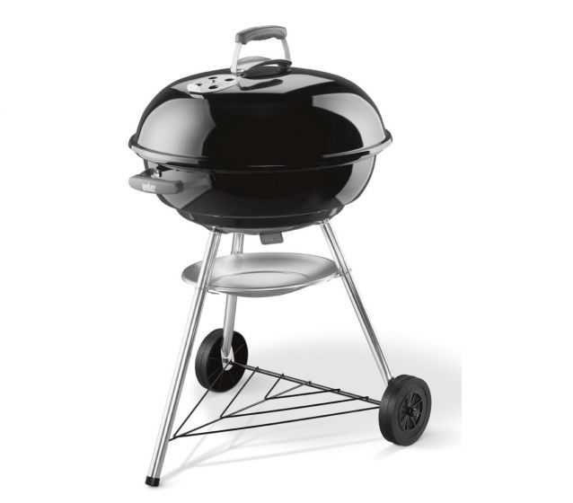 minstens veiling Op tijd Weber Compact Kettle Zwart (Ø 57cm) Houtskool BBQ | Heuts