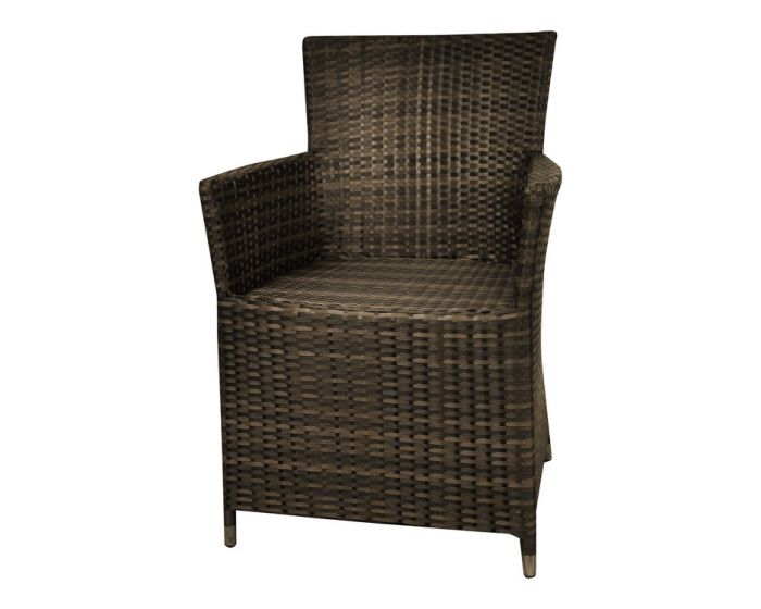 Tuinstoel wicker "Samos" bruin |