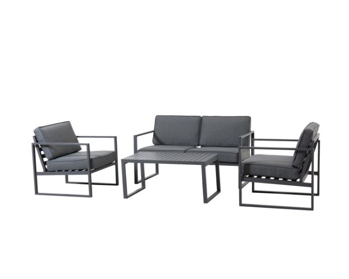 Loungeset Tuinset Aluminium "Dubai" - Grijs - Pure & Living | Heuts