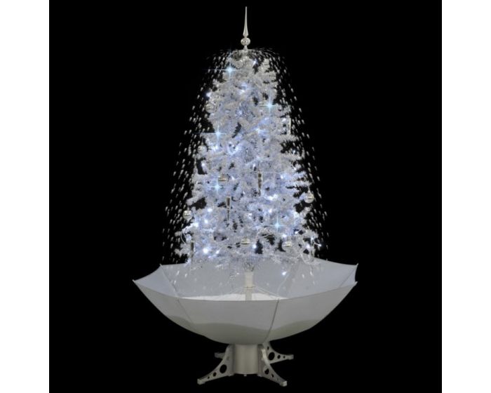 controleren Informeer Abstractie Sneeuwende Kerstboom Wit/Zilver - 170 cm | Heuts.nl