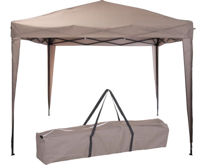 Specifiek Of anders helaas Easy-Up Partytent 3x3m - bruin | Heuts.nl