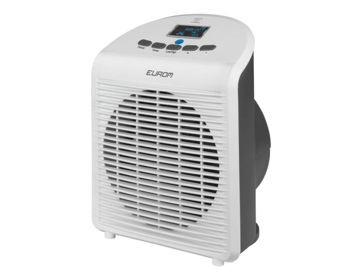 Kansen Moreel salade Eurom Safe-T-Fanheater 2000 LCD Ventilatorkachel | Heuts.nl