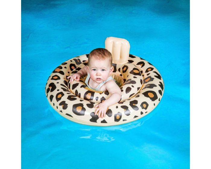 triatlon Teken een foto Modernisering Swim Essentials Baby Float - Beige Panterprint (0-1 jaar) | Heuts.nl