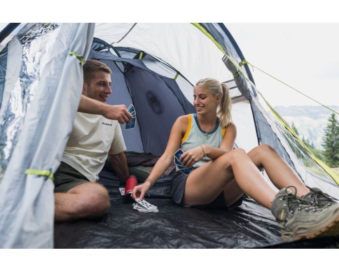 Coleman Darwin 3+ Koepeltent Grijs
