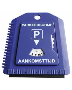 IJskrabber met parkeerschijf