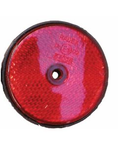 Reflector 60mm schroef rood