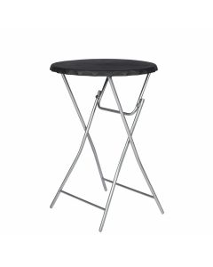 Statafel vouwbaar Ø 80cm zwart