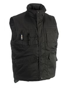 Herock Donar waterafstotende Bodywarmer zwart XXXL