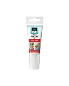 Bison Siliconenkit Glas transparant 80ml 