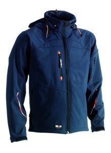 Herock Poseidon softshell jas navy, donkerblauw XXL