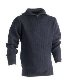 Herock Njord warme wolle schipperstrui navy, donkerblauw M