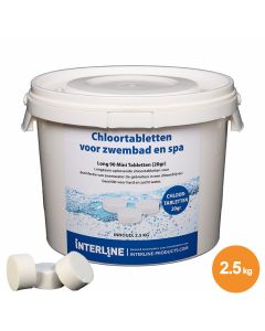 Interline chloortabletten 20 gram 2,5kg