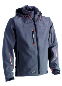 Herock Poseidon softshell jas grijs XXL