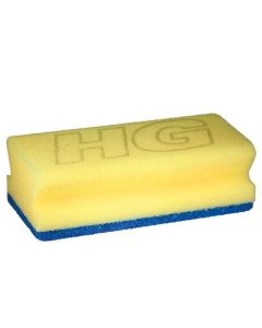 HG sanitairspons blauw/geel