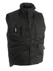 Herock Donar waterafstotende Bodywarmer zwart XXL