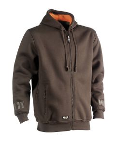 Herock Odysseus sweater met muts bruin M