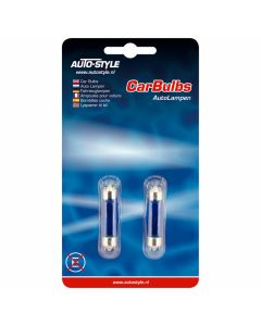 Festoon lampen 11x39mm - Coating blauw