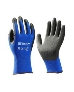 Werkhandschoen glove on touch pro blauw