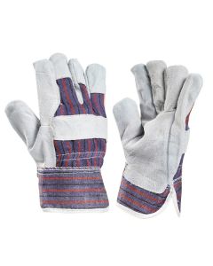 Werkhandschoenen splitleder amerikaantje maat XL