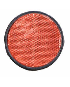 Reflector 60mm zelfklevend rood