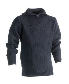 Herock Njord warme wolle schipperstrui navy, donkerblauw S