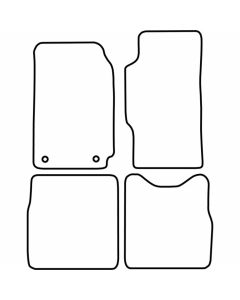 Automatten Daihatsu Rocky 1997-2003