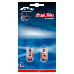 T-10 LED Lampen 12 V Rood