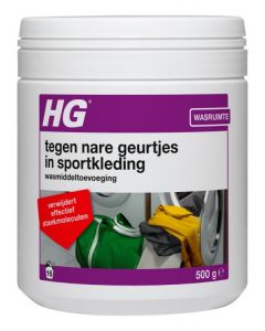 HG wasmiddeltoevoeging tegen nare geurtjes in sportkleding