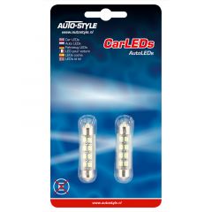 8Q Led/SMD Festoon Wit Autostyle