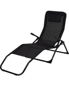 Siesta Lounger Tuinstoel Zwart