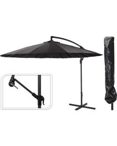 Parasol Shanghai antraciet  Ø300cm