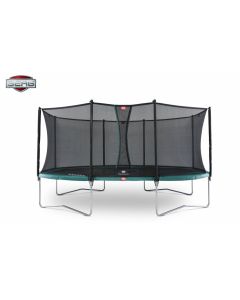 Berg Grand Favorit Regular 520 Green + Safety Net Comfort Trampoline