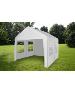 Partytent 3x4 meter wit met zijwanden Pure Garden & Living