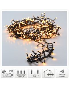 Kerstboomverlichting 800 LED warm wit - 16 meter