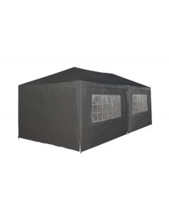 Budget partytent 3x6 met zijwanden - grijs