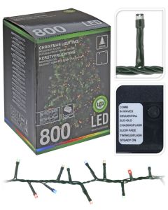 Kerstboomverlichting 800 LED Multi Kleur - 16 meter